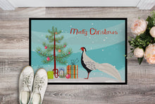 Load image into Gallery viewer, Silver Pheasant Christmas Doormat - 24x36 Decorative Floor Mat – Indoor/Outdoor Rug with Artistic Flair BB9296JMAT