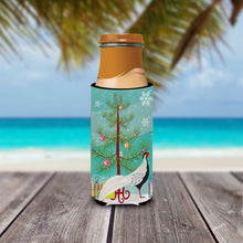 Load image into Gallery viewer, Silver Pheasant Christmas   Hugger for slim cans BB9296MUK