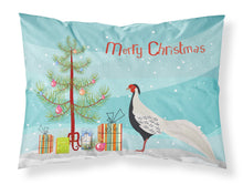 Load image into Gallery viewer, Silver Pheasant Christmas Fabric Standard Pillowcase – Artistic Decorative Front, White Back BB9296PILLOWCASE