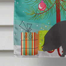 Load image into Gallery viewer, Devon Large Black Pig Christmas Flag Canvas House Size BB9298CHF