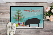 Load image into Gallery viewer, Devon Large Black Pig Christmas Doormat - 24x36 Decorative Floor Mat – Indoor/Outdoor Rug with Artistic Flair BB9298JMAT