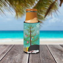 Load image into Gallery viewer, Devon Large Black Pig Christmas   Hugger for slim cans BB9298MUK