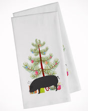 Load image into Gallery viewer, Devon Large Black Pig Christmas Kitchen Towels – Set of 2 - Decorative &amp; Absorbent Cotton | BB9298WTKT
