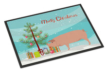 Load image into Gallery viewer, American Landrace Pig Christmas Doormat - 24x36 Decorative Floor Mat – Indoor/Outdoor Rug with Artistic Flair BB9299JMAT
