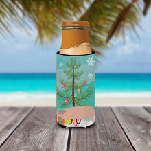 Load image into Gallery viewer, American Landrace Pig Christmas   Hugger for slim cans BB9299MUK