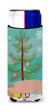 Load image into Gallery viewer, American Landrace Pig Christmas   Hugger for slim cans BB9299MUK