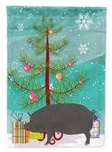 Load image into Gallery viewer, Berkshire Pig Christmas Garden Flag - Outdoor Decorative Yard Flag BB9300GF