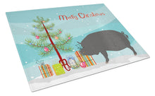 Load image into Gallery viewer, Berkshire Pig Christmas Glass Cutting Boards – Durable, Decorative Kitchen Art Large BB9300LCB