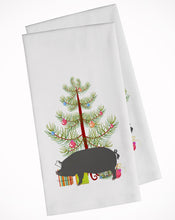 Load image into Gallery viewer, Berkshire Pig Christmas Kitchen Towels – Set of 2 - Decorative &amp; Absorbent Cotton | BB9300WTKT