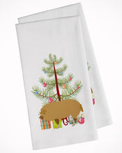 Load image into Gallery viewer, Hungarian Mangalica Pig Christmas Kitchen Towels – Set of 2 - Decorative &amp; Absorbent Cotton | BB9301WTKT