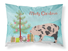 Load image into Gallery viewer, Mini Miniature Pig Christmas Fabric Standard Pillowcase – Artistic Decorative Front, White Back BB9302PILLOWCASE
