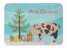 Load image into Gallery viewer, Mini Miniature Pig Christmas Machine Washable Memory Foam Mat BB9302RUG