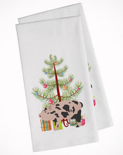 Load image into Gallery viewer, Mini Miniature Pig Christmas Kitchen Towels – Set of 2 - Decorative &amp; Absorbent Cotton | BB9302WTKT