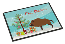 Load image into Gallery viewer, Wild Boar Pig Christmas Doormat - 24x36 Decorative Floor Mat – Indoor/Outdoor Rug with Artistic Flair BB9303JMAT