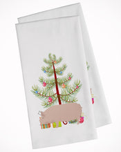 Load image into Gallery viewer, Welsh Pig Christmas Kitchen Towels – Set of 2 - Decorative &amp; Absorbent Cotton | BB9304WTKT