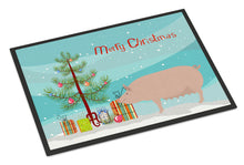 Load image into Gallery viewer, English Large White Pig Christmas Doormat - 18x27 Decorative Floor Mat – Indoor/Outdoor Rug with Artistic Flair BB9305MAT