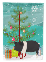 Load image into Gallery viewer, Hampshire Pig Christmas Flag Canvas House Size BB9306CHF