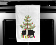 Load image into Gallery viewer, Hampshire Pig Christmas Kitchen Towels – Set of 2 - Decorative &amp; Absorbent Cotton | BB9306WTKT