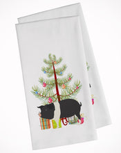 Load image into Gallery viewer, Hampshire Pig Christmas Kitchen Towels – Set of 2 - Decorative &amp; Absorbent Cotton | BB9306WTKT