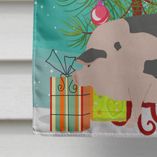 Load image into Gallery viewer, Gloucester Old Spot Pig Christmas Flag Canvas House Size BB9307CHF