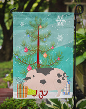 Load image into Gallery viewer, Gloucester Old Spot Pig Christmas Garden Flag - Outdoor Decorative Yard Flag BB9307GF