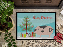 Load image into Gallery viewer, Gloucester Old Spot Pig Christmas Doormat - 18x27 Decorative Floor Mat – Indoor/Outdoor Rug with Artistic Flair BB9307MAT