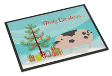 Load image into Gallery viewer, Gloucester Old Spot Pig Christmas Doormat - 18x27 Decorative Floor Mat – Indoor/Outdoor Rug with Artistic Flair BB9307MAT