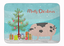 Load image into Gallery viewer, Gloucester Old Spot Pig Christmas Machine Washable Memory Foam Mat BB9307RUG