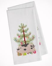 Load image into Gallery viewer, Gloucester Old Spot Pig Christmas Kitchen Towels – Set of 2 - Decorative &amp; Absorbent Cotton | BB9307WTKT