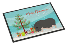 Load image into Gallery viewer, Vietnamese Pot-Bellied Pig Christmas Doormat - 24x36 Decorative Floor Mat – Indoor/Outdoor Rug with Artistic Flair BB9308JMAT
