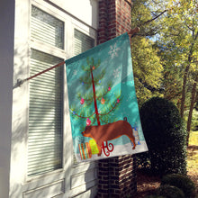 Load image into Gallery viewer, Duroc Pig Christmas Flag Canvas House Size BB9309CHF