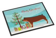 Load image into Gallery viewer, Duroc Pig Christmas Doormat - 18x27 Decorative Floor Mat – Indoor/Outdoor Rug with Artistic Flair BB9309MAT