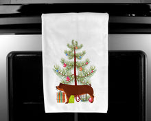Load image into Gallery viewer, Duroc Pig Christmas Kitchen Towels – Set of 2 - Decorative &amp; Absorbent Cotton | BB9309WTKT