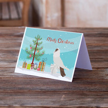 Load image into Gallery viewer, German Helmet Pigeon Christmas Greeting Cards -  Blank Note Cards – 8-Pack of Artist-Designed Cards with Envelopes