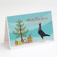 Load image into Gallery viewer, English Carrier Pigeon Christmas Greeting Cards -  Blank Note Cards – 8-Pack of Artist-Designed Cards with Envelopes