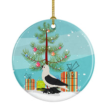 Load image into Gallery viewer, Saxon Fairy Swallow Pigeon Christmas Ornament - Round Ceramic Ornament – Artist-Designed Keepsake Decoration BB9313CO1