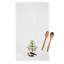 Load image into Gallery viewer, Saxon Fairy Swallow Pigeon Christmas Kitchen Towels – Set of 2 - Decorative &amp; Absorbent Cotton | BB9313WTKT