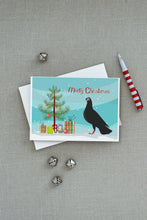 Load image into Gallery viewer, Budapest Highflyer Pigeon Christmas Greeting Cards -  Blank Note Cards – 8-Pack of Artist-Designed Cards with Envelopes