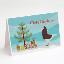 Load image into Gallery viewer, Capuchin Red Pigeon Christmas Greeting Cards -  Blank Note Cards – 8-Pack of Artist-Designed Cards with Envelopes