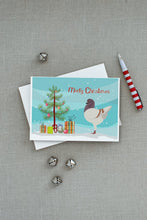 Load image into Gallery viewer, German Modena Pigeon Christmas Greeting Cards -  Blank Note Cards – 8-Pack of Artist-Designed Cards with Envelopes