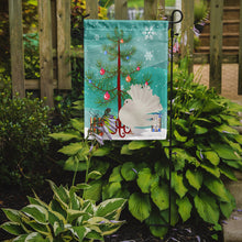 Load image into Gallery viewer, Silver Fantail Pigeon Christmas Garden Flag - Outdoor Decorative Yard Flag BB9317GF
