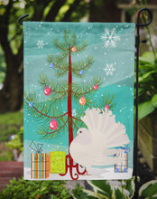 Load image into Gallery viewer, Silver Fantail Pigeon Christmas Garden Flag - Outdoor Decorative Yard Flag BB9317GF
