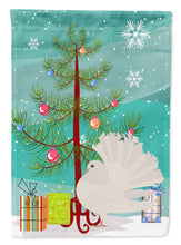 Load image into Gallery viewer, Silver Fantail Pigeon Christmas Garden Flag - Outdoor Decorative Yard Flag BB9317GF