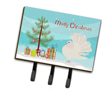 Load image into Gallery viewer, Silver Fantail Pigeon Christmas Leash or Key Holder BB9317TH68