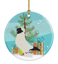 Load image into Gallery viewer, Nun Pigeon Christmas Ornament - Round Ceramic Ornament – Artist-Designed Keepsake Decoration BB9319CO1