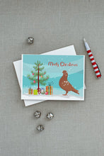Load image into Gallery viewer, African Owl Pigeon Christmas Greeting Cards -  Blank Note Cards – 8-Pack of Artist-Designed Cards with Envelopes