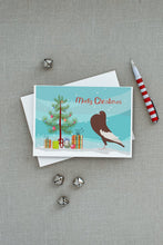 Load image into Gallery viewer, English Pouter Pigeon Christmas Greeting Cards -  Blank Note Cards – 8-Pack of Artist-Designed Cards with Envelopes