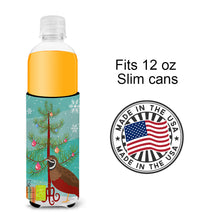 Load image into Gallery viewer, Chinese Painted or King Quail Christmas   Hugger for slim cans BB9323MUK