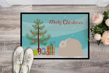 Load image into Gallery viewer, Fluffy Angora Rabbit Christmas Doormat - 18x27 Decorative Floor Mat – Indoor/Outdoor Rug with Artistic Flair BB9326MAT