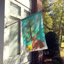 Load image into Gallery viewer, Lionhead Rabbit Christmas Flag Canvas House Size BB9327CHF